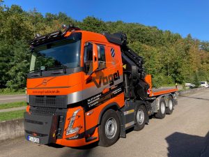 Read more about the article Neuer Volvo LKW mit Palfinger Ladekran
