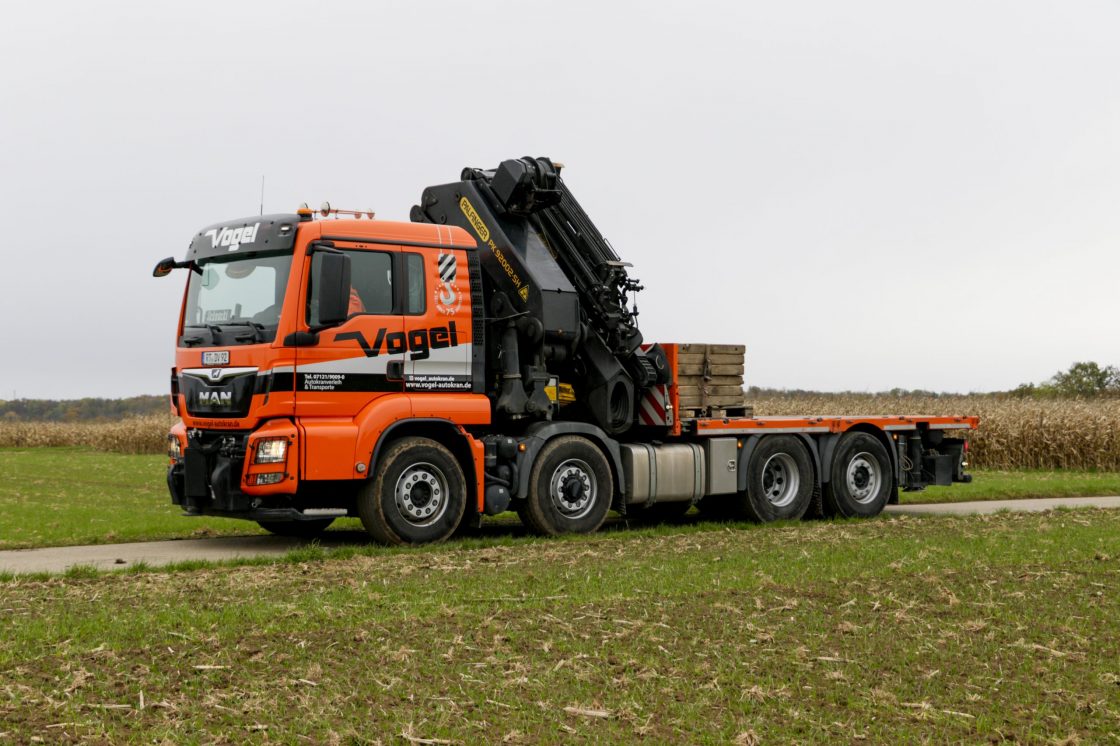 LKW MAN mit Palfinger Ladekran Pk 92002 SH